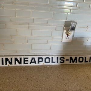 American Vintage Black and White Sign